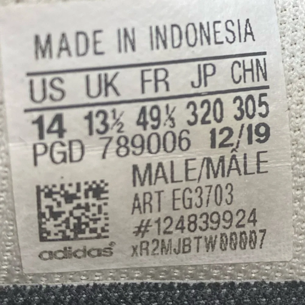 Adidas Men’s Track Sneaker Size 14. - Picture 9 of 9